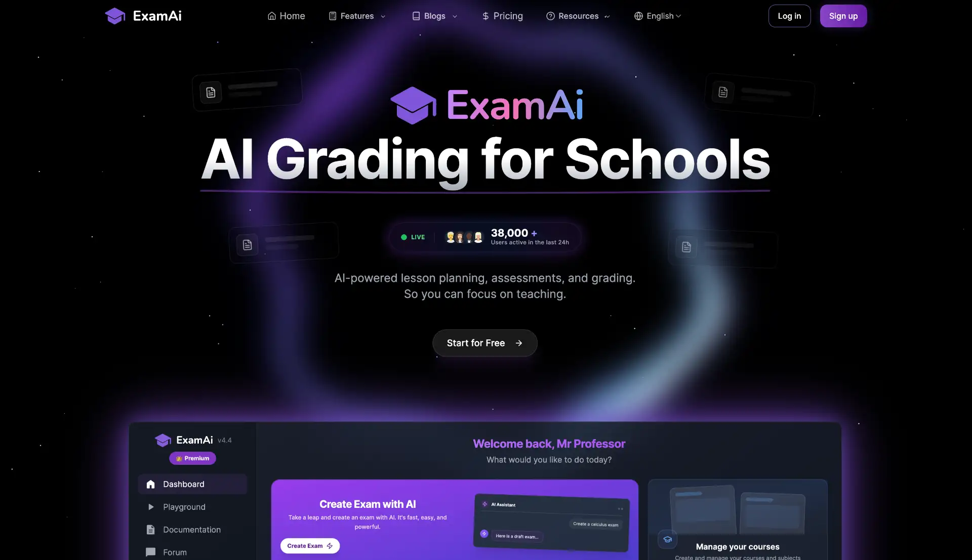 AI Exam Platform Preview